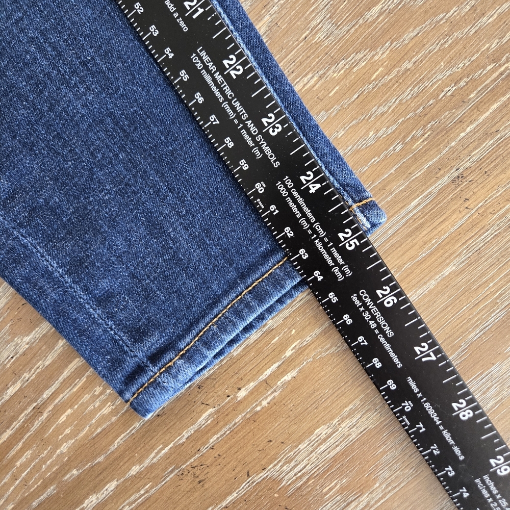 7 For All Mankind Button Fly Skinny Jeans | Premium Denim, Size ~28 - Picture 11 of 11